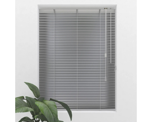 Fereastră cu jaluzea orizontală închisă