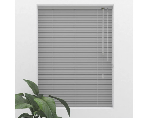 Jaluzea gri în fața unei ferestre pentru controlul luminii și intimitate