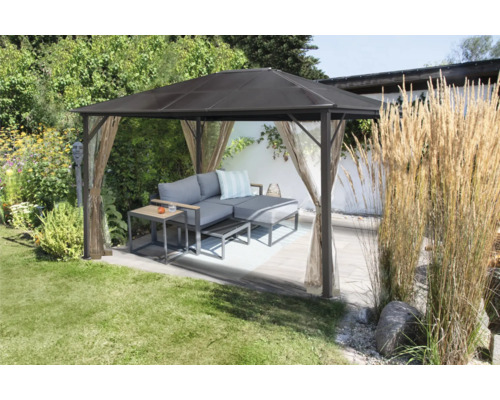 Pavilion grădină Garden Place Costa cu acoperiș | HORNBACH