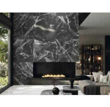 Faianță decorativă rectificată MIRAVA LUCCA Nero mat 120x120 cm