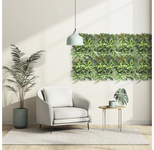 Panou decorativ plante artificiale Fire 38x38 cm