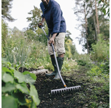 Greblă curbată pentru sol Fiskars Ergonomic 1,6m