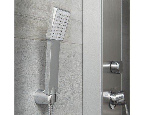 Panou de duș cu duș de mână din metal