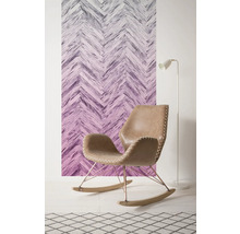 Fototapet vlies 6000A-VD1 Herringbone Panel pink 100x250 cm