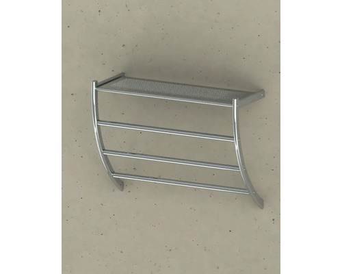 Suport pentru prosop cu raft pentru montare pe perete