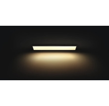 Plafonieră dreptunghiulară cu lumină caldă