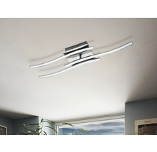 Lumină de plafon cu brațe curbate în design modern