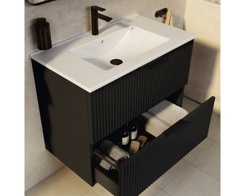 Dulap de bază pentru lavoar cu sertar, armătură și chiuvetă