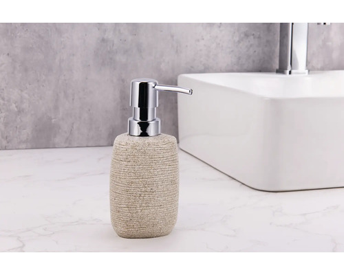 Dozator de săpun din piatră cu pompă metalică