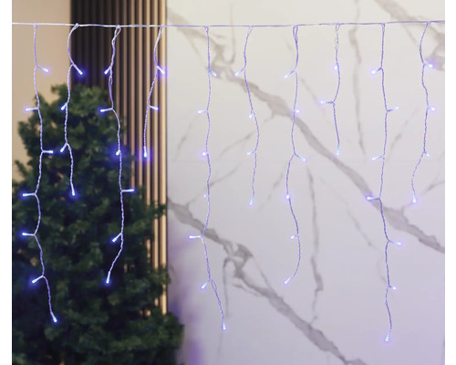 Ghirlandă luminoasă cu design țurțuri pentru interior