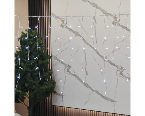 Șir de lumini cu design țurțuri pentru decorare