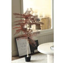 Copac artificial decorativ cu frunze în ghiveci pentru decorarea interioară