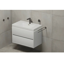 Baie modernă cu dulap de bază pentru lavoar și baterie