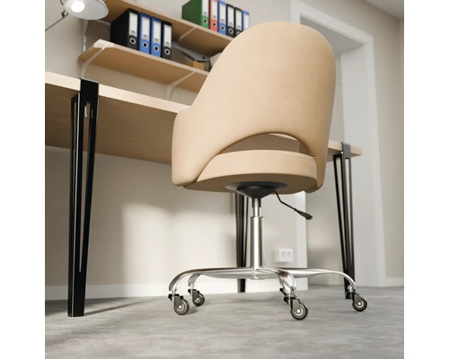 Birou cu masă de scris și scaun rotativ