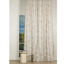 Cortină decorativă cu model de plante la fereastră