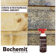 Detergent pentru lemn pentru curățarea și restaurarea lemnului gri