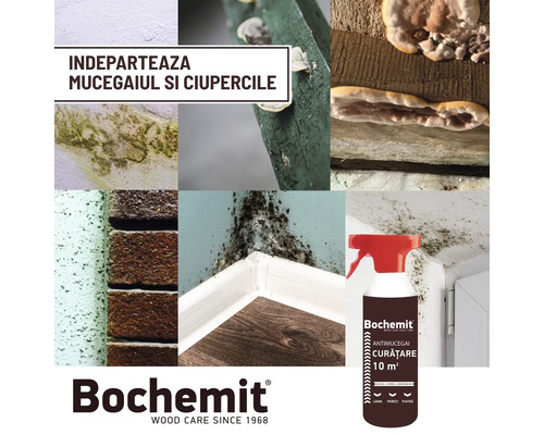 Imaginea produsului Bochemit pentru îndepărtarea mucegaiului, pentru utilizare împotriva mucegaiului și a ciupercilor pe lemn, pereți și piatră