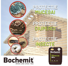 Bochemit produs pentru protecția lemnului cu protecție împotriva mucegaiului, ciupercilor și insectelor