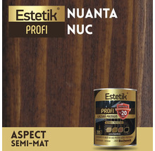 Lazura pentru lemn de interior si exterior Estetik Profi Nuanta Nuc