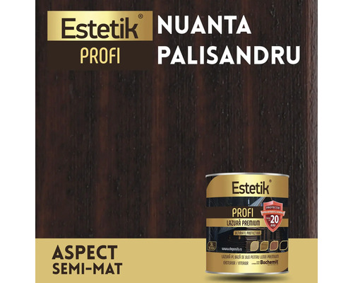 Lazura pentru lemn Estetik Profi palisandru în nuanța palisandru