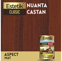 Lazură pentru lemn Estetik Castan, clasică, pentru interior și exterior