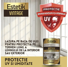 Lazura de lemn Estetik Vintage pe baza de ulei pentru interior si exterior