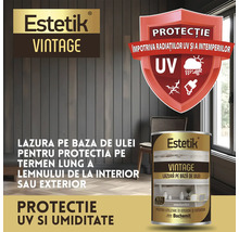 Lazură de ulei pentru lemn Estetik Vintage pentru interior și exterior