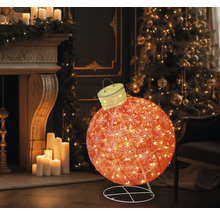 Glob decorativ de Crăciun cu iluminare LED pentru interior