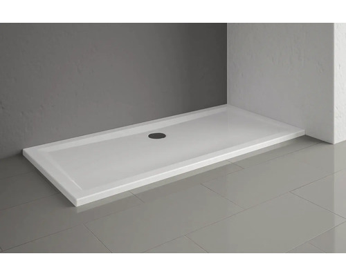 Cădiță de duș dreptunghiulară cu scurgere