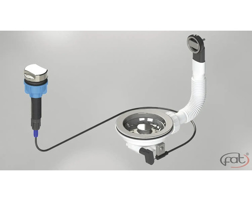 Set de scurgere pentru cadă cu acționare prin tragere