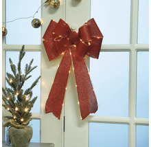 Decorațiune decorativă de Crăciun cu fundă și mini brad de Crăciun