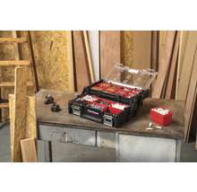 Cutie de scule Pattfield cu diverse șuruburi, cuie și dibluri