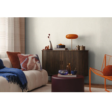 Idee de amenajare cu canapea, dulap și accesorii decorative pentru un ambient elegant de locuit.