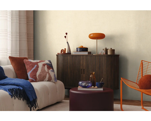 Living cu canapea, dulap, lampă și decorațiuni pentru o atmosferă confortabilă