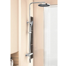 Coloană de duș cu duș fix și duș de mână în baie