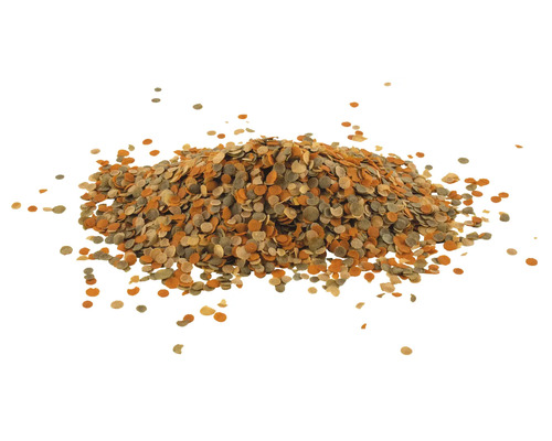 Grămadă de fulgi de hrană pentru pești