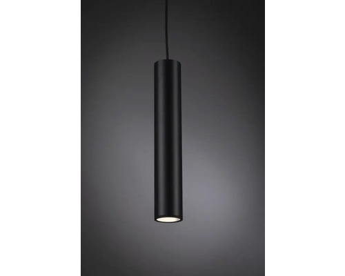 Corp de iluminat suspendat cilindric negru