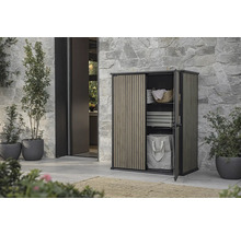 Dulap de grădină cu uși glisante pentru depozitare exterioară