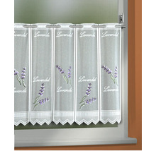 Perdea de fereastră cu motiv de lavandă