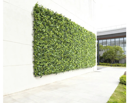 Panou de perete cu plante verzi artificiale pentru decor