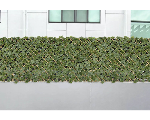 Perete decorativ de intimitate cu frunze artificiale