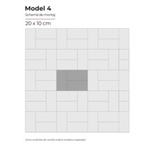 Model 4 schemă de montaj 20 x 10 cm