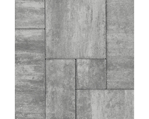 Pavele gri în model de îmbinare