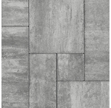 Pavaje gri în model combinat