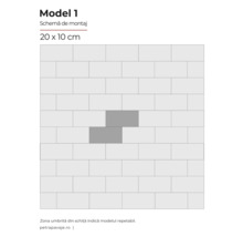 Model 1 Schemă de montaj 20 x 10 cm