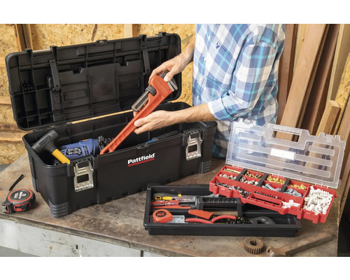 Cutie de scule cu scule și accesorii