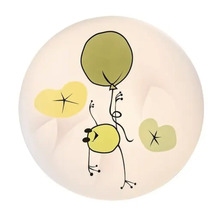 Farfurie decorativă cu motiv broască și balon