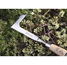 Cuțit de plivit din oțel inoxidabil cu mâner din lemn