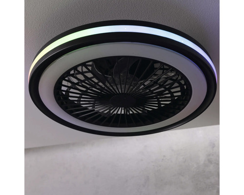 Ventilator de tavan cu iluminare integrată