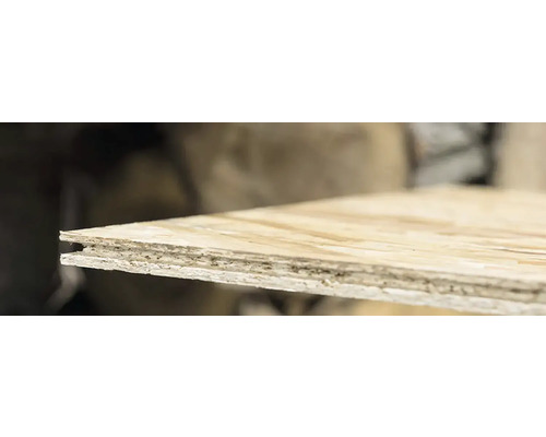 Prim-plan cu placă OSB